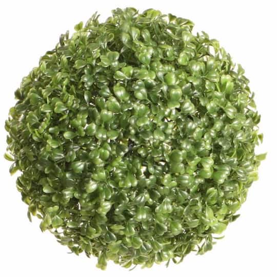 Northlight; 9" Green Outdoor Garden Artificial Boxwood Ball; Category:Artificial Trees; Image:1